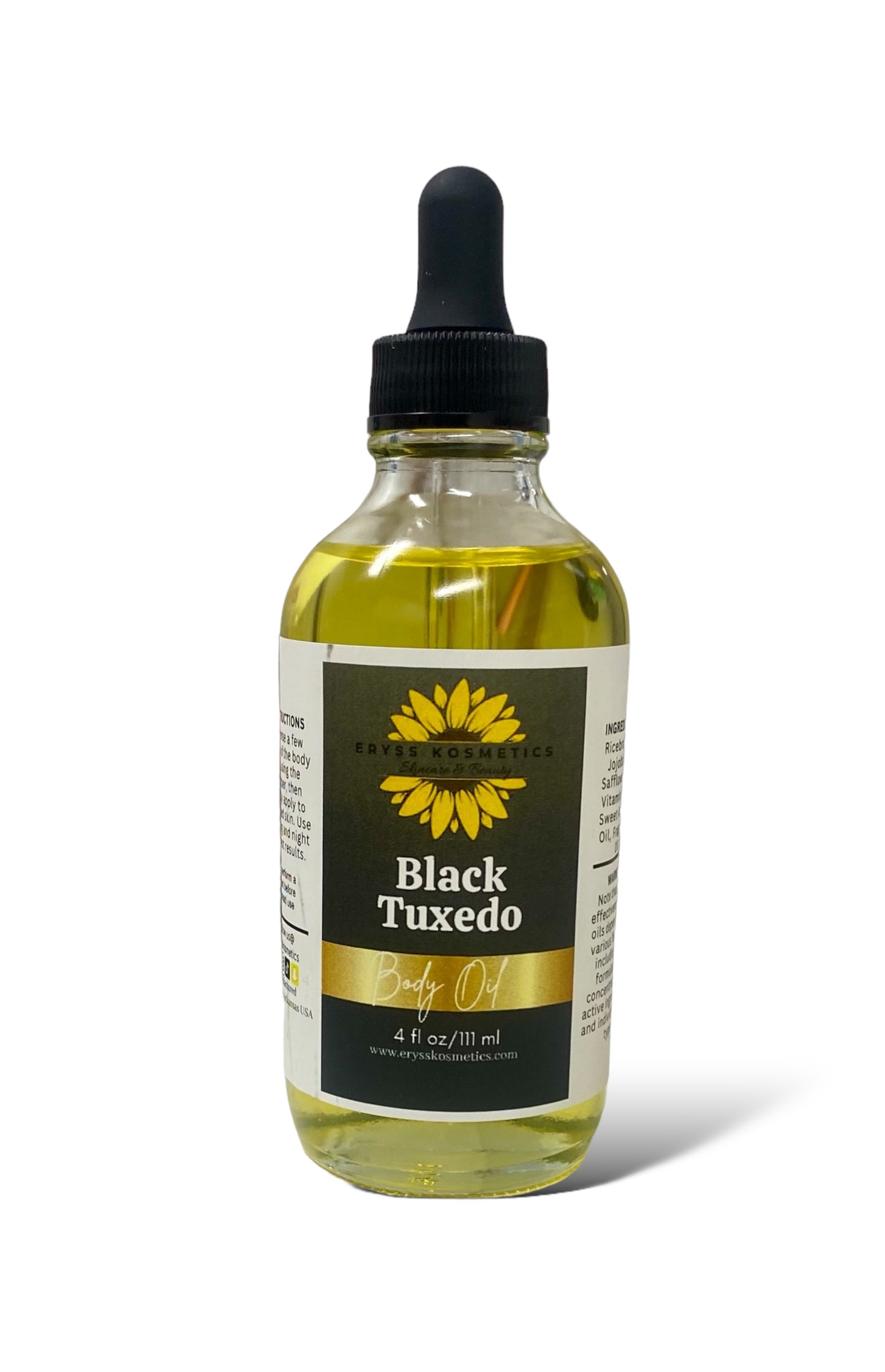 Black Tuxedo Mens Body Oil
